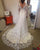 Sexy Long Sleeve Lace Wedding Dresses V-Neck Backless Bridal Wedding Gown New Fashion