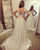 New Bohemian Wedding Dresses Sheer Lace Cap Sleeve Sweetheart Chiffon Beach Bridal Dress Flowers