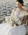 Romantic Lace Beach Wedding Dress Spaghetti Straps Sheer Lace Appliques 3D Flowers Bridal Dress