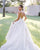 Fashion 2020 Summer Beach Wedding Dresses Sweetheart Lace 3D Flowers Bodice  A-line Organza Wedding Gown