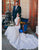 Elegant Tulle Jewel Lace Appliques Mermaid Wedding Dress Sheer Back Bridal Gowns Court Train