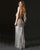 Grey Sequins Bridesmaid Dresses V-Neck Backless Sexy Mermaid Wedding Party Gowns