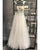Sexy Beach Tulle Wedding Dresses Beaded A Line Spaghetti Straps Backless Bohemian Wedding Gown