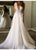Sexy Beach Tulle Wedding Dresses Beaded A Line Spaghetti Straps Backless Bohemian Wedding Gown