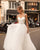 Sexy Tulle A-line Wedding Dress Beaded Spaghetti Straps Long Wedding Gown Sheer Back
