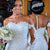 Gorgeous Mermaid Lace Wedding Dresses Full Sleeves Appliques Sheer Neckline Tulle Trumpet Wedding Gown African
