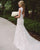Elegant Mermaid Wedding Dress Lace Bodice V-Neck Open Back Cap Sleeve Beach Wedding Gown
