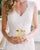 Elegant Mermaid Wedding Dress Lace Bodice V-Neck Open Back Cap Sleeve Beach Wedding Gown
