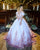 2020 Elegant Lace Wedding Dress Ball Gown Cap Sleeves Blush Appliques Princess Bridal Gowns