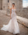 Sexy Mermaid Lace Wedding Dress Strapless See Through Bridal Gowns Long Train 2020