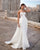 Chic Strapless Wedding Dress Satin A-line 2020 Sexy Bridal Wedding Gowns Beaded Rhinestones