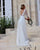 New 2020 A-line Wedding Dresses with V-Neck 3/4 Lace Sleeve Tulle Skirt Bridal Gowns