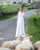 Elegant 2020 Lace Wedding Dresses with V-Neck 3/4 Lace Sleeve Chiffon A-line Bridal Gowns