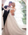 Elegant 2020 Satin Wedding Dresses Long Sleeve A-line Bridal Gowns with Boat Neck