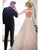 Elegant 2020 Satin Wedding Dresses Long Sleeve A-line Bridal Gowns with Boat Neck