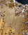 Sparkly Long Sleeve Gold Satin Evening Dresses O-Neck Long Formal Dress with Feathers