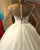 2020 Sexy Sheer Long Sleeve Wedding Gowns with Pearls Beaded Tulle Ball Gown Wedding Dress