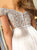 Beautiful Light Champagne Prom Dresses Lace Appliques Off The Shoulder Long Homecoming Dress