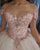 Blush Pink Lace Quinceanera Dresses Sparkly Ball Gowns Sweet 16 Dress vestidos de quinceañera Cap Sleeve