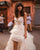 Sexy Lace Wedding Dresses with Spaghetti A-line Bridal Wedding Gown 3D Flowers