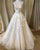 Sexy Lace Wedding Dresses with Spaghetti A-line Bridal Wedding Gown 3D Flowers