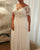 Plus Size Lace Beach Wedding Dresses Short Sleeve Sexy V-Neck A-line Long Bridal Wedding Gowns