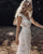 Bohemian Wedding Dresses V-Neck Sheath Bridal Gowns Backless Sexy Beach Wedding Gowns