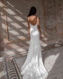 2021 Simple Wedding Dresses New Silk Satin Sexy Backless Mermaid Wedding Gown