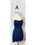 Sexy Royal Blue Satin Homecoming Dresses Cross Criss Strips Sexy Lace Homecoming Party Gowns