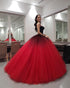 Gorgeous Ball Gown Prom Dresses Gradient Tulle Pageant Party Gowns
