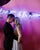Sexy Dirty Pink Prom Dresses with V-Neckline Chiffon A-line Sexy Long Prom Party Gowns