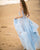 Light Sky Blue Prom Dresses with Sheer V-Neck A-line Sexy Tulle Long Prom Party Gowns 2021