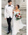 Off The Shoulder Mermaid Lace Wedding Dresses Cap Sleeve 2021 Bridal Gowns with Cape