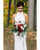 Sexy Mermaid Satin Wedding Dresses Halter Neckline 2021 Long Bridal Gowns Split Side