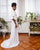 Simple Satin A-line Wedding Dresses Modest Butterfly Sleeve 2021 Bridal Gowns Backless