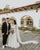 Sheer Long Sleeve Lace Wedding Dresses with V-Neckline Sexy 2021 Bridal Gowns Appliqued