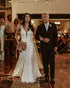 Sexy Mermaid Lace Wedding Dresses Deep V-Neckline Backless Trumpet Bridal Wedding Gowns 2021