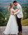Sexy Off The Shoulder Lace Wedding Dresses Cap Sleeve A-line Bohemia Bridal Wedding Gowns 2021
