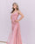 Sexy Mermaid Pink Prom Dresses Deep V-Neck VIP Fashion Lace Long Prom Formal Party Gowns 2021 New