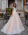 Delicate Lace Wedding Dresses Boat Neckline Cap Sleeve Sexy Sheer Back A-line Silhouette Tulle Skirt Bridal Gowns