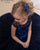 Navy Blue Tulle Birthday Wedding Party Dress Lace Flower Girls Dresses Ball Gown 2021