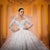 Gorgeous Lace Wedding Dress Floral Appliques Sheer Lace Sleeve Ball Gowns Tulle Skirt Bridal Dress with Flowers