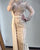 Luxury Muslim Elegant Long Sleeve Beaded Prom Dress with Detachable Train Mermaid Evening Gowns Dresses For Woman AW70199