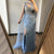 Luxury Champagne V-neck Sexy Evening Gowns 2021 Diamond Bead Sleeveless Mermaid Formal Dress AW70301