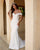 Off The Shoulder Wedding Dress Mermaid Silhouette Zipper Back with Buttons Sexy Bridal Gowns