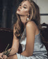 Sexy Silver Silk Like Satin Bridesmaid Dress Tea Length V-Neck Sheath Party Gowns Fashion