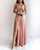 Sexy Coral Silk Satin Bridesmaid Dress Spaghetti Straps Backless A-line Party Gowns 2022