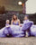 Purple Tulle Quinceanera Dresses Ball Gown Spaghetti Straps V-Neck Beaded Sweet 16 Dress 803076