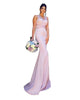 Multi-Wear Mermaid Bridesmaid Dresses Tulle Straps Sexy Spandex Wedding Party Gowns for Girls