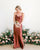 2021 Elegant Bridesmaid Dresses with a Cowl Neckline Sheath Party Gowns Floor Length